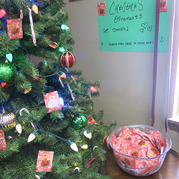 A special thanks to the donors who sent back Christmas ornaments and blessings – we’re so grateful for your support!